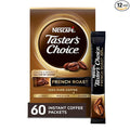Nescafe Taster's Choice Instant Coffee French Roast 5 Count (Pack of 12)