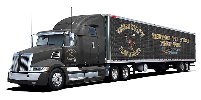 Bronco Billy's Beef Jerky Maple Peppered One Pound Resealable Bag Made in USA with USDA Beef Real Maple Syrup Cracked Black Pepper