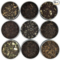 Heavenly Tea Leaves Organic Black Tea Sampler 9 Loose Leaf Black Teas (Approx. 90 Servings) - Naturally Caffeinated Perfect Coffee Substitute Variety Gift Pack