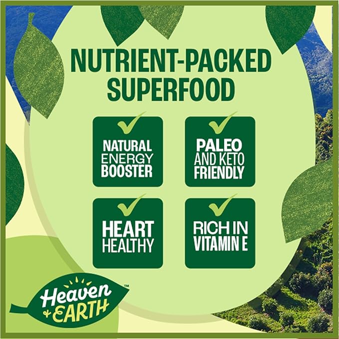 Heaven &amp Earth Premium Cold Pressed 100% Pure Avocado Oil 2 Liter | High Smoke Point 520F | Naturally Refined | Certified Kosher (including Passover)