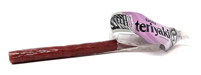 Western's Smokehouse Meat Sticks Teriyaki Beef and Pork Jerky Sticks – Pack of 24 Teriyaki Meat Sticks (1.0 Ounce) - Gluten-Free MSG-Free Soy-Free Nitrate-Free Nitrite-Free