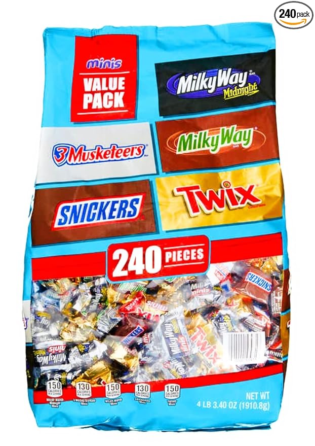 Mars Mini Chocolate Favorites Variety Pack 240 Count
