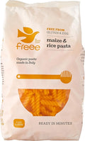 Doves Farm Gluten Free Organic Maize &amp Rice Fusilli 500g - 4 Pack