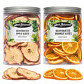 Dried Orange Slices (150G) &amp Dried Apple Slices (150G) Combo Pack for Cocktails Drinks Baking &amp Desserts