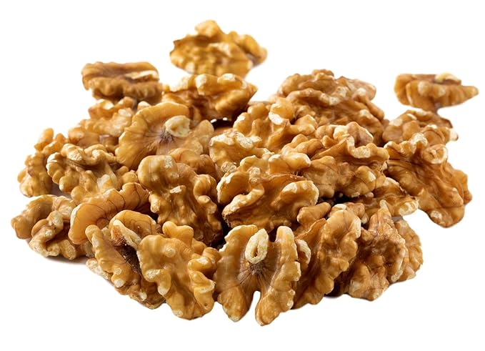 NUTS U.S. – California Raw Walnuts (No Shell) – Fresh Chandler Variety with a Mild Buttery Crunch – A Delicious Source of Protein Fiber &amp Omega-3 – Non-GMO Vegan &amp Gluten-Free – Resealable