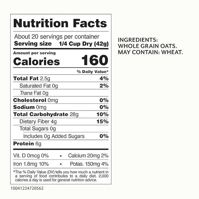 Roland Foods Steel Cut Oats 30-Ounce Can Pack of 4