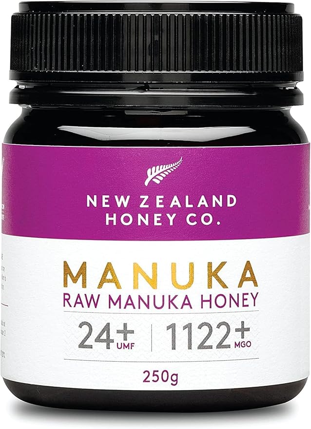 New Zealand Honey Co. Raw Manuka Honey UMF 24+ / MGO 1122+ | UMF Certified | 8.8oz | Pure Raw Honey