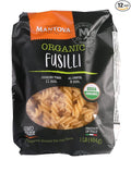 Mantova Italian Organic Spirali Pasta 1 lb (12 pack) - Authentic Italian Organic Spiral Pasta