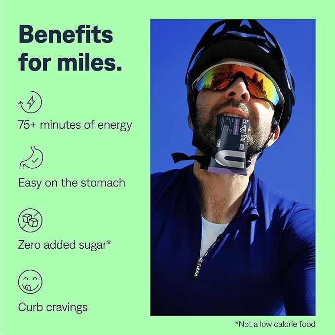 UCAN Energy Bars | Low Sugar Low Calories | Gut Friendly Caffeine-Free Vegan Non-GMO No Soy Keto Friendly | Running Cycling Fitness Pre &amp Post Workout | Chocolate Almond Butter 12 Count