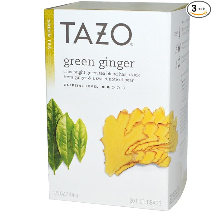 Tazo Tea 25795-3pack Tazo Tea Ginger Green Tea - 3x20 bag by TAZO
