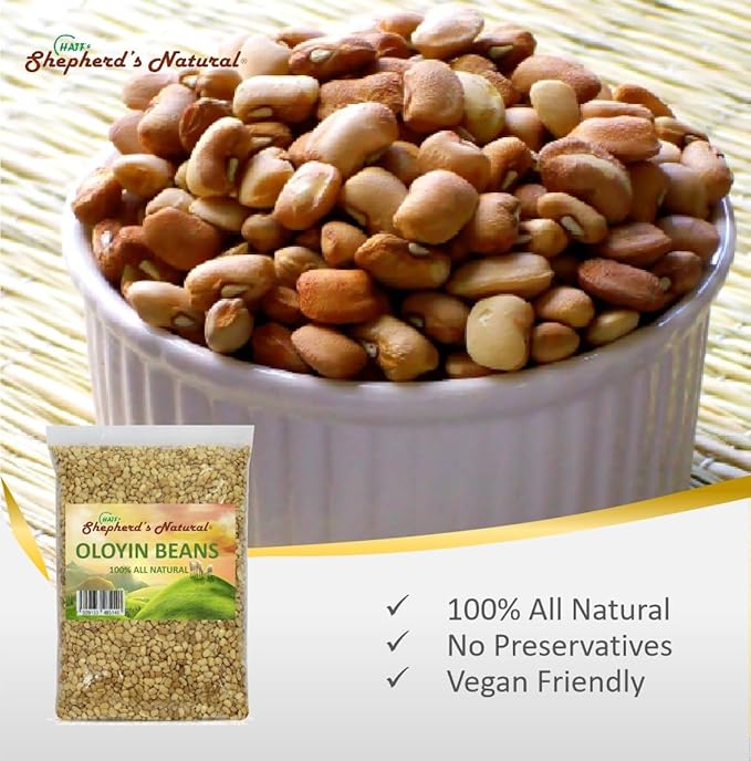 Oloyin Honey Beans by Shepherd's Natural 4 lbs. / 64 oz. Offers a quality easy-to-cook West African honey beans perfect for authentic dishes like Akara Moi-Moi and Gbegiri.