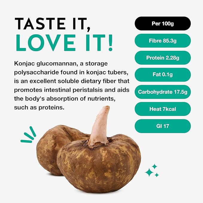 Nashi Shirataki Konjac Fettuccine Noodles - Pack of 8 | Glucomannan Premium Recipe Keto-Friendly | Low-Calorie Zero-Carb Vegan &amp Gluten-Free Odour-Free High Fiber | Ready-to-Eat Food | 53.61