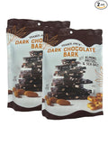 Trader Joe Dark Chocolate Bark with Almonds Pretzel &amp Sea Salt 10oz 284g (Two Bags)