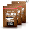 Kaimana Wild-Caught Ahi Tuna Jerky - Original | Rich in Omega-3s &amp High in Protein | All-Natural &amp Organic Fish Jerky (3 pack 2 oz)