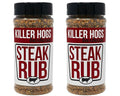 Killer Hogs BBQ Steak Rub Seasoning – 11 oz ( Pack of 2)-Dry Spice Blend for Grilling Smoking &amp Roasting – Sweet &amp Smoky Flavor with Garlic Paprika &amp Brown Sugar – All-Purpose Meat Rub f