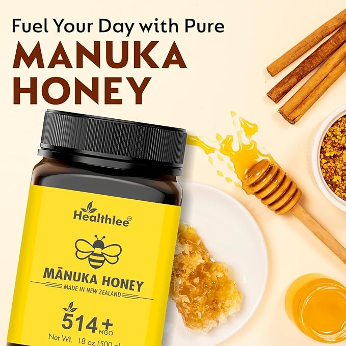 Manuka honey 514+ MGO | Manuka Honey New Zealand | Monofloral | (18 oz) /500 gm
