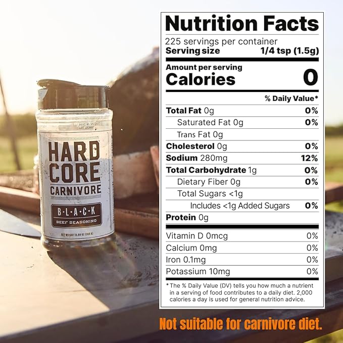 Hardcore Carnivore Black &amp Cowboy Butter Seasoning Duo (13 oz + 9 oz Shakers) Texas-Made Brisket BBQ Grilling Smoking Seasoning and Compound Butter