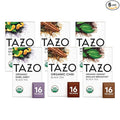 TAZO Tea Bags Regenerative Organic: Chai Black Tea Awake English Breakfast Black Tea &amp Earl Grey Tea 16 CT (2ea) (Variety Pack)
