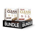 Ready® Protein Bars Bundle - High-Protein Snack with 15g Whey Protein With Flaxseeds and Omega-3s for Sustained Energy Supports Lean Muscle and Recovery - 24CT Total 12 Chocolate Chip and 12 Chocol