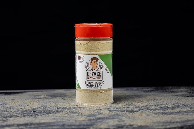 O-Face BBQ Seasoning 3 Pack Bayou Boom Boom Pork Rub Spicy Garlic Parmesan Bold Southern Flavor Variety Set