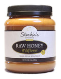 Stockin's Apiaries Raw Wildflower Honey In Bulk Unheated Unfiltered &amp Nutritious 80 Oz.