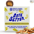 Date Better Royal Cinnamon Baklava Stuffed Medjool Dates - Dark Chocolate-Covered Dates Filled With Baklava Nut Butter &amp Pistachios | No Artificial Sweeteners Gluten-Free &amp Vegan (6-Pack)