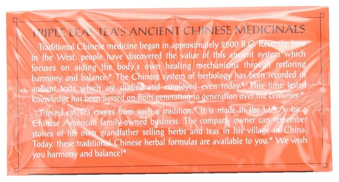 Triple Leaf Tea Cholesterid 20 Tea Bags (Pack of 6)