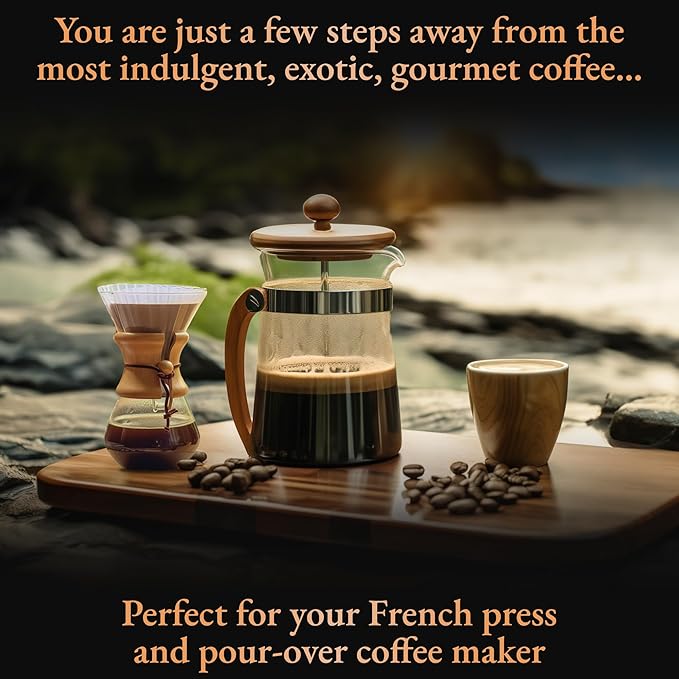 Black Ivory Coffee | Naturally Refined by Elephants | Rare Thai Arabica Whole Bean Coffee | 40 g (1.4 oz)