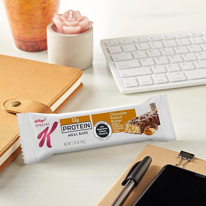 Kellogg's 29190 Special K Protein Meal Bar Chocolate/Peanut Butter 1.59Oz 8/Box