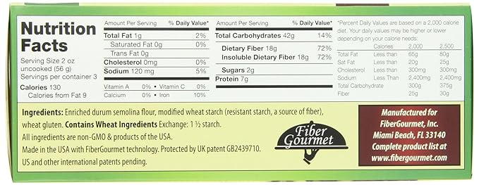 Fibergourmet Light Lasagna 12-Count Packages