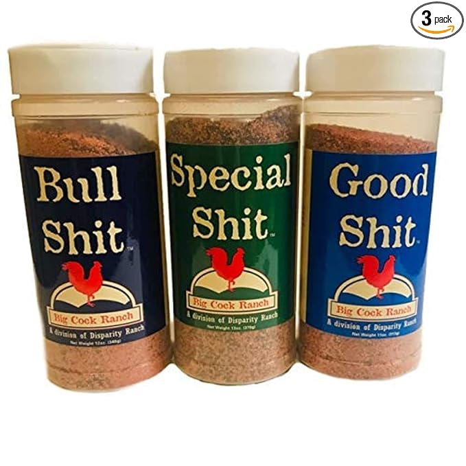 Big Cock Ranch All-Purpose Premium Seasoning Special Shit Bull Shit and Good Shit