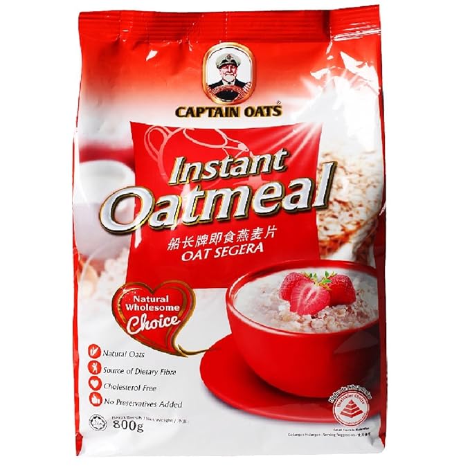 Captain Oats 800g (Instant Oatmeal 6 Packs)