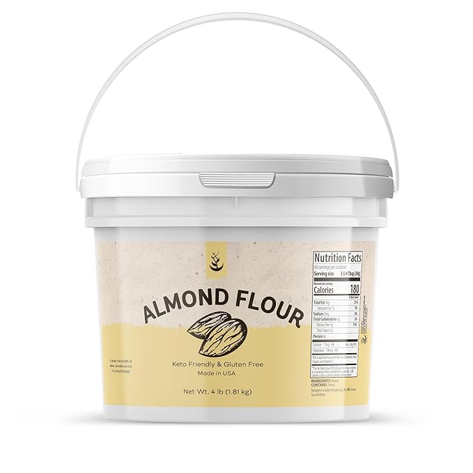 Pure Original Ingredients Almond Flour (1 Gallon) Extra Fine Non-GMO