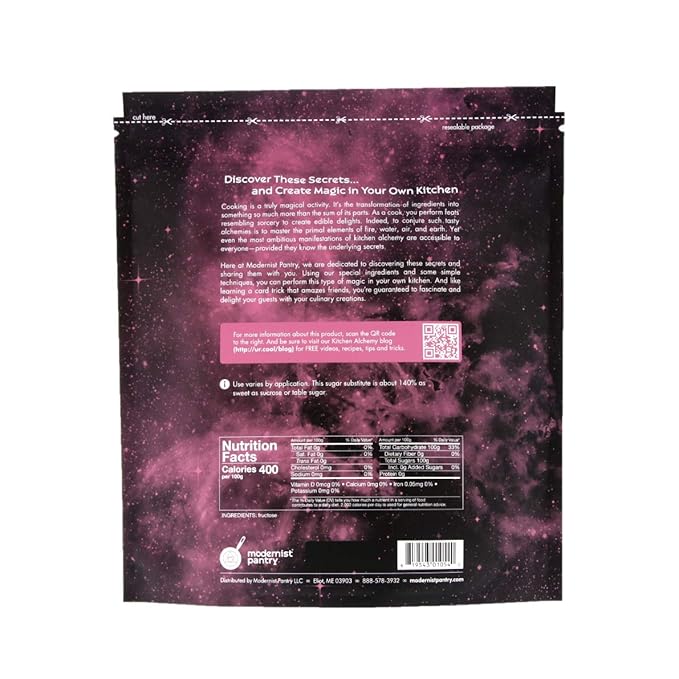 Pure Fructose Granulated Powder Vegan Gluten-Free OU Kosher Certified - 1kg/2.2lbs/36oz.