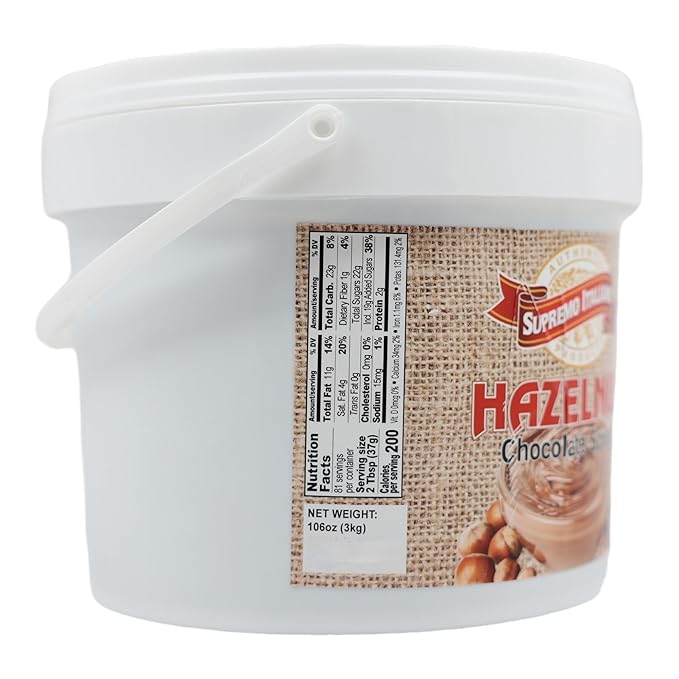 Supremo Italiano Hazelnut Chocolate Spread 3 kg Jug