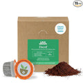 Love Grown Compostable Coffee Pods - Compatible With Most Major Coffee Pod Brewer - 100% Arabica Plastic-Free Non-GMO - Decaf Box of 15