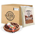OldSoul Belgian Waffle Mix | Chocolate &amp Vanilla Flavour | Soy &amp Nut free | 30 lbs | 168 Waffles (Chocolate)