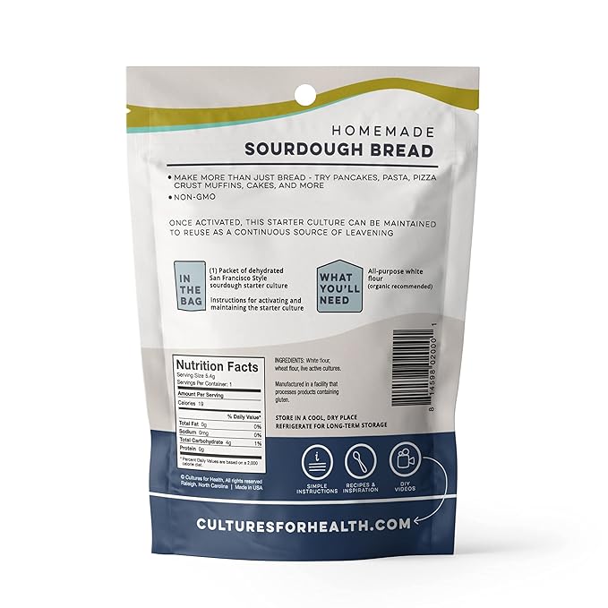 Cultures for Health Bread Lame + San Francisco Sourdough Starter Culture Bundle | Essential Baking Supplies for Homemade Bread | DIY Breadmaking