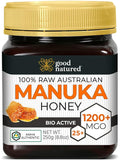 Good Natured Manuka Honey (MGO 1200+) - Highest Grade Raw Manuka Honey Medical Grade Non-GMO Lab-Tested &amp AMHA Certified BPA-free 8.8 oz