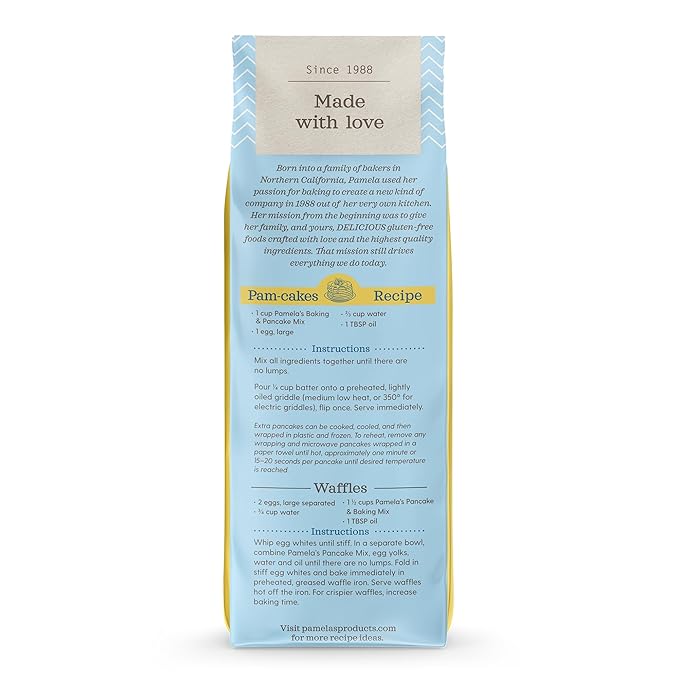PAMELAS MIX PNCKE BAKING WF GF 24 OZ PK- 6