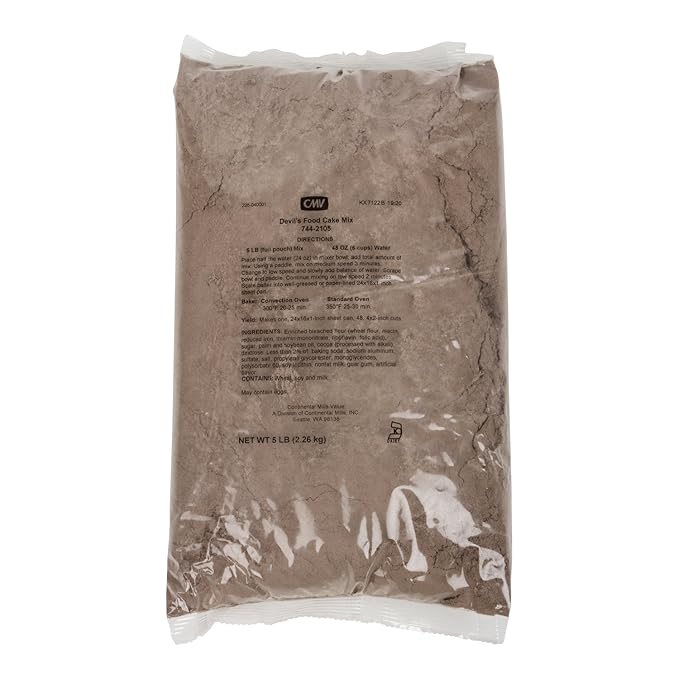 Continental Mills Devil's Food Cake Mix 5 lbs 6 per case