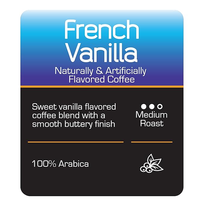 Roast Ridge Whole Bean Coffee Medium Roast French Vanilla 2 lb.