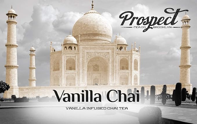Prospect Tea Co. Caffeinated Vanilla Chai Tea Pods Compatible with K Cup Brewers Including 2.0 40 Count