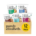 Purely Elizabeth Best Sellers Variety Pack Superfood Oatmeal Cups Great for Overnight Oats Gluten-Free 2 Ounce (Pack of 12)