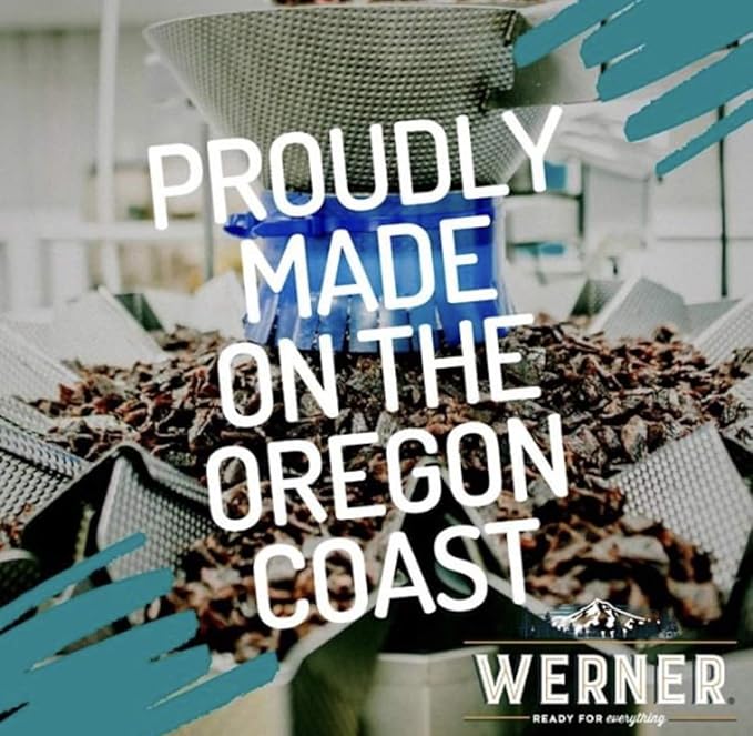 Werner Tender Strips Teriyaki Beef Jerky - Pack of 25 Jerky Strips - Made in the USA