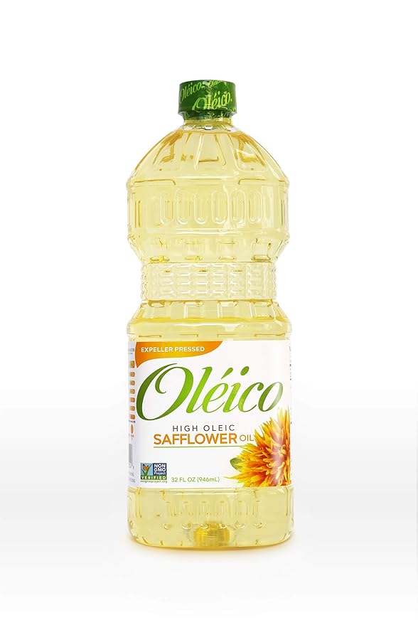 Oléico - High Oleic Safflower Oil 32 fl. oz. (Pack of 3)
