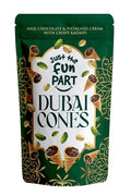 JUST THE FUN PANK MINI WAFFLE CONES DUBAI CHOCOLATE PACK OF 6