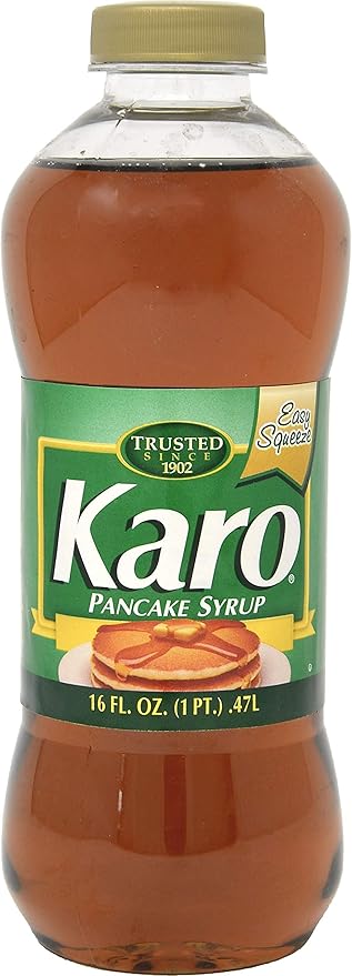 Karo Pancake Syrup 16 fl oz (Pack of 2) with Karo Measuring Spoon