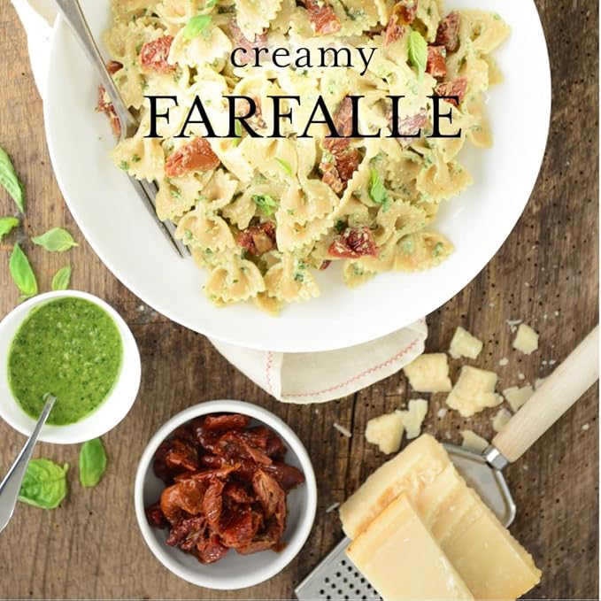 DeLallo Organic Whole Wheat Farfalle Bow Ties Pasta 1lb Bag 16-Pack