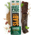 Made by True Garlic &amp Herb Biltong Slab - Grass-Fed Beef Whole Jerky Slab (8 oz Pack of 1) - High-Protein Keto Snack Natural Antibiotic-Free &amp Gluten-Free - Uncut Beef Jerky with Bold Garli